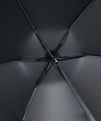 花柄刺しゅう晴雨兼用パラソル（クイックオープン折りたたみ傘