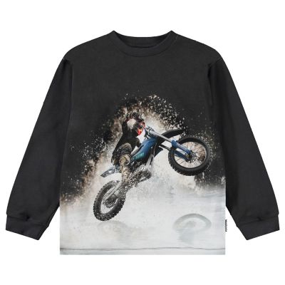 Molo (Baby&Kids)/モロ バイク柄長袖Tシャツ Rube 3840 Water Wheelie 1S25A405