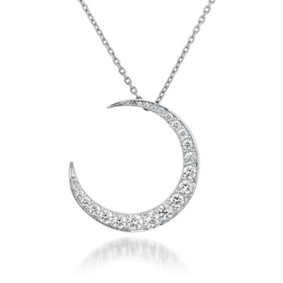 ＜STAR JEWELRY (Women)＞ＤＩＡＭＯＮＤ　ＭＯＯＮ　ネックレス　１ＸＮ０７９５