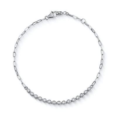 ＜STAR JEWELRY (Women)＞ＤＩＡＭＯＮＤ　ＬＩＮＫ　ＢＲＡＣＥＬＥＴ　１ＸＵ０５２０