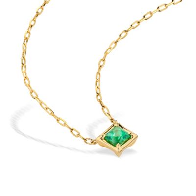 ＳＱＵＡＲＥ　ＥＭＥＲＡＬＤ　ネックレス　１ＺＮ１１２８