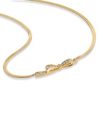 DIAMOND BOW ネックレス 1ZN1159 | STAR JEWELRY