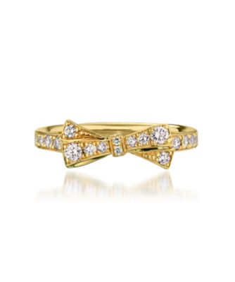 ＜STAR JEWELRY (Women)＞ＤＩＡＭＯＮＤ　ＢＯＷ　リング　１ＺＲ１２５６