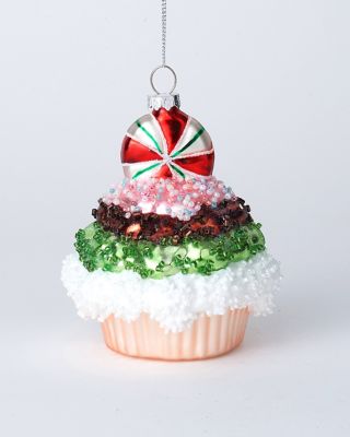 ガラスオーナメント　カップケーキ クリスマスおまとめ】ガラスオーナメント カップケーキ | 奇貨/キカ