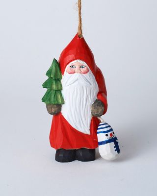 クリスマスおまとめ】ウッドオーナメント サンタレッド | 奇貨/キカ
