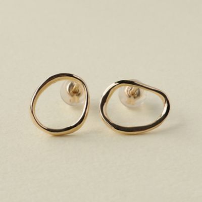 ＜e.m. (Women)＞変形サークルピアス