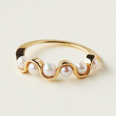 ＜e.m. (Women)＞６石パールリング