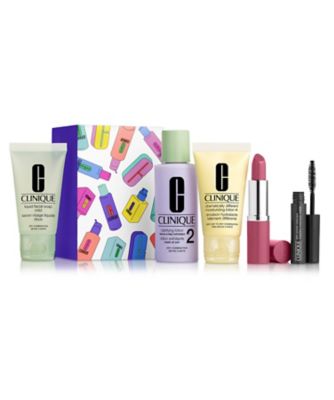 CLINIQUE 3ステップ トライアル セット＜乾燥～混合肌用＞（限定品）