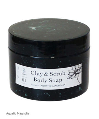 SWATi Clay ＆ Scrub Body Soap Aquatic Magnolia