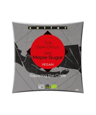 シュガーオルタナティブ・７０％ダークチョコレート（メープルシュガー）