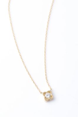 ＜AHKAH(Women)＞ロゼーフラワーネックレス　ＡＢ１６５６０１０１