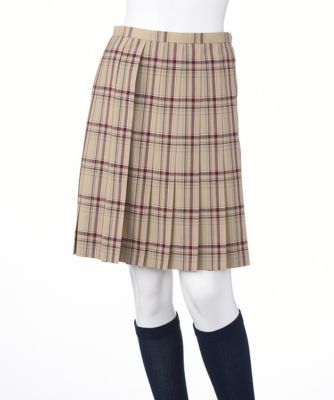スカート ベージュチェック 三越伊勢丹オンラインストア 公式