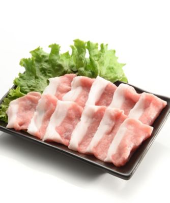 ＜精肉の二幸＞鹿児島県産黒豚　ロースしゃぶしゃぶ用（自宅用）６００ｇ