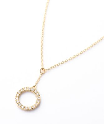 ＜AHKAH(Women)＞ティナサークルＹネックレス