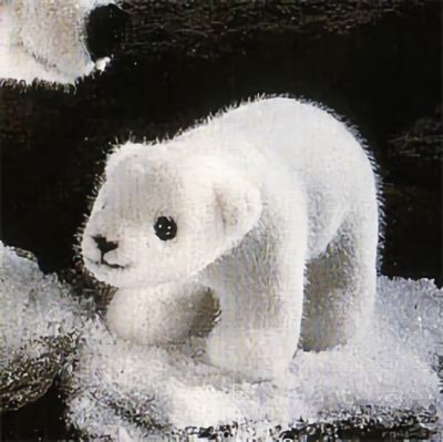 ＜KOESEN (Baby&Kids)＞ぬいぐるみ・歩きすがた白くま（ミニ）