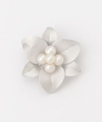＜三洋パール＞ＳＶアコヤパール　ブローチ兼ペンダントヘッド（ｓａｎｙｏ　ＳＶ　Ｐ５－６．５ＭＭ　Ｂｒｏａｃｈ）　