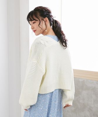 ざっくりニットカーディガン スモールサイズ 三越伊勢丹オンラインストア 公式