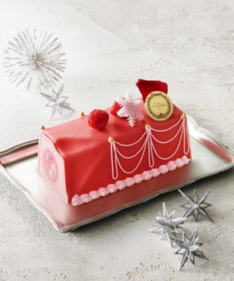 ラデュレのクリスマスケーキ 愛らしいピンクカラーのお取り寄せケーキやベリー風味のロマンティックケーキ