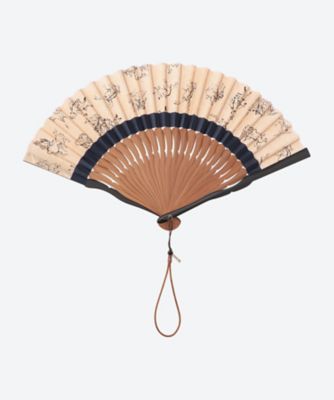 扇子 鳥獣戯画和紙扇 ０４１７ 生成 三越伊勢丹オンラインストア 公式