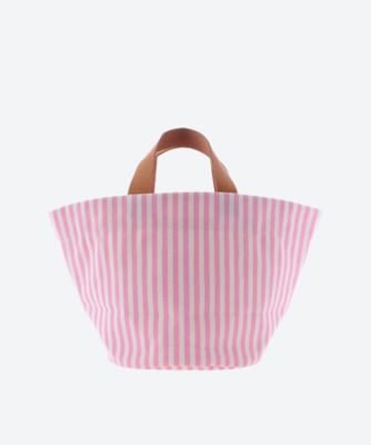 ＜BLANC. (Women)＞ストライプＢＡＧ　ピンク