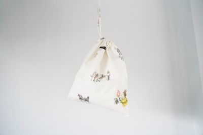 ＜R & D.M.Co-/OLDMAN’S TAILOR＞巾着　ＣＩＲＣＵＳ　Ｄ／ＳＴＲＩＮＧ　ＢＡＧ　Ｓ