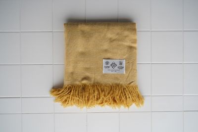 ＜R & D.M.Co-/OLDMAN’S TAILOR＞ブランケット　ＨＥＲＲＩＮＧＢＯＮＥ　ＢＬＡＮＫＥＴ