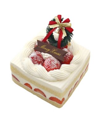 【クリスマスケーキ】日本橋 千疋屋総本店 S217クリスマス苺ショートケーキ スクエア4号【三越伊勢丹/公式】