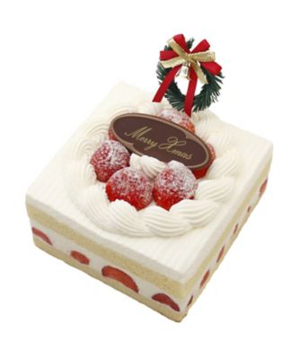 【クリスマスケーキ】日本橋 千疋屋総本店 S218クリスマス苺ショートケーキ スクエア5号【三越伊勢丹/公式】