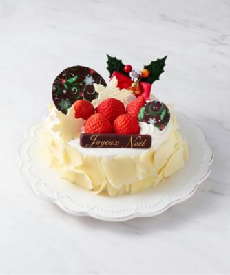 【クリスマスケーキ】ベルアメール S226ノエルネージュ4号【三越伊勢丹/公式】