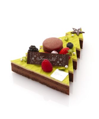 【クリスマスケーキ】パティスリー・サダハル・アオキ・パリ S229サパン ショコラ ピスタッシュ【三越伊勢丹/公式】