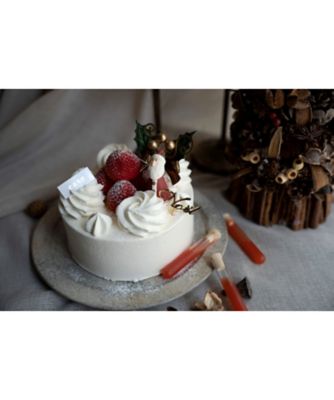 【クリスマスケーキ】repos by patisserie ease S255和三盆生クリームのショートケーキ 4．5号【三越伊勢丹/公式】