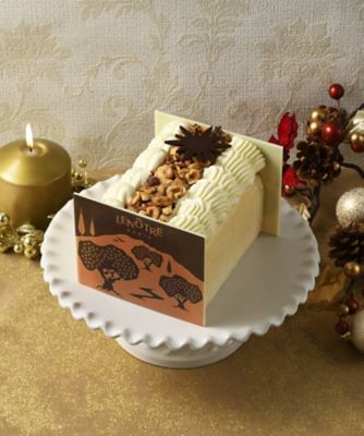 【クリスマスケーキ】ルノートル G787 ブッシュ・ヴァニーユ・ノワゼット【三越伊勢丹/公式】