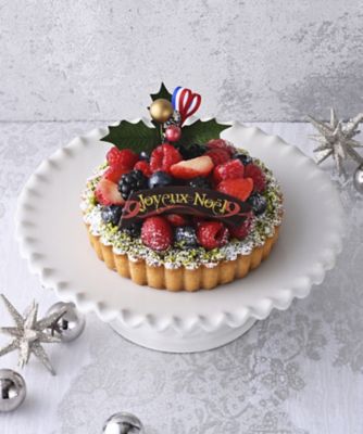 【クリスマスケーキ】ルコント N242 タルト フリュイルージュ ノエル【三越伊勢丹/公式】