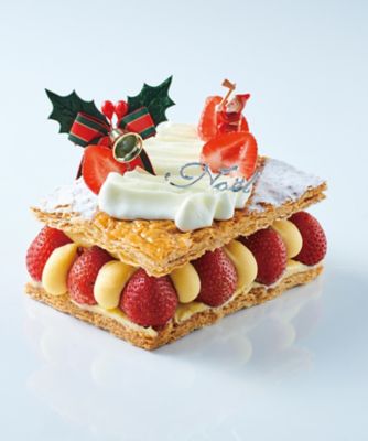 【クリスマスケーキ】ル・ブルトン ミルフィーユ ド ノエル【三越伊勢丹/公式】