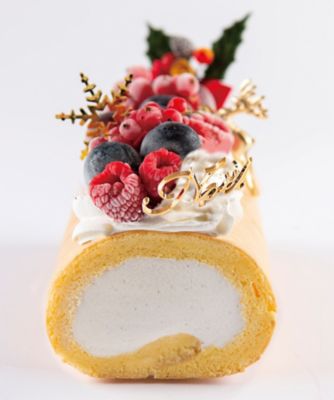 【クリスマスケーキ】パティスリー モンシェール ホワイトクリスマスロール【三越伊勢丹/公式】