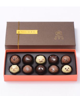 アニマルモチーフのショコラ パティスリーqbgのトリュフｚｏｏです ひと粒ずつ動物がデザインされたかわいいはちみつショコラ パワーストーンアクセサリーとなごむアート