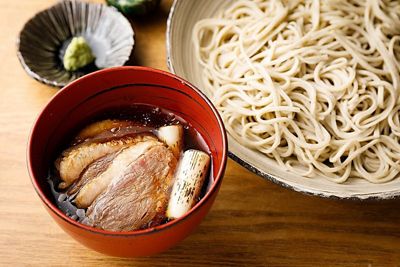 ＜京都/そば料理　よしむら＞★【産直】鴨汁そば麹漬け（瞬そば）