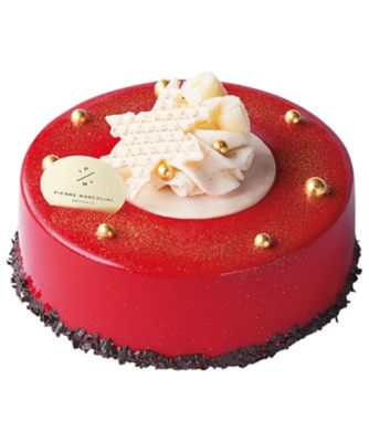 【クリスマスケーキ】ピエール マルコリーニ 04．ノエル ドゥ ピエール2021【三越伊勢丹/公式】