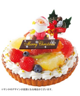 【クリスマスケーキ】ケイク＆カフェ コレット 18．サンタのフルーツタルト【三越伊勢丹/公式】