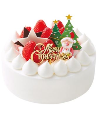 【クリスマスケーキ】モロゾフ 64．クリスマスストロベリーショートケーキ【三越伊勢丹/公式】