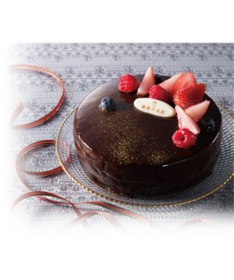 【クリスマスケーキ】銀座千疋屋 ベリーのチョコレートケーキ【三越伊勢丹/公式】