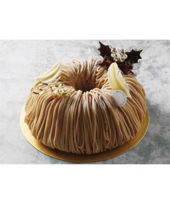 【クリスマスケーキ】三越伊勢丹オンラインストア メゾン・デュ・ミエル ノエルのモンブラン【三越伊勢丹/公式】