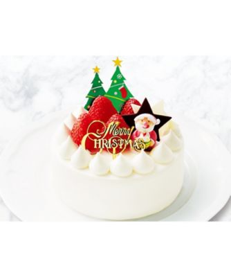【クリスマスケーキ】三越伊勢丹オンラインストア モロゾフ クリスマスストロベリーショートケーキ【三越伊勢丹/公式】