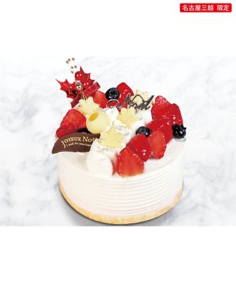 【クリスマスケーキ】三越伊勢丹オンラインストア 西洋菓子舗 不二家 ノエルあまおう苺のショートケーキ【三越伊勢丹/公式】