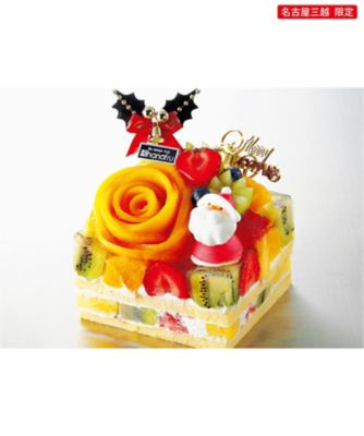 【クリスマスケーキ】三越伊勢丹オンラインストア ハナフル マンゴーバラと季節のフルーツミックスケーキ【三越伊勢丹/公式】