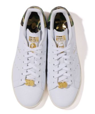 スニーカー　ＢＡＰＥ　Ｘ　ＡＤＩＤＡＳ　ＳＴＡＮ　ＳＭＩＴＨ　ＢＡＰＥ　ＣＡＭＯ　００１ＦＷＪ７３１９０９Ｃ