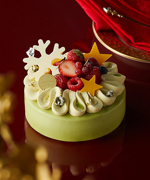  【クリスマスケーキ】ラ ブティック ドゥ ジョエル・ロブション S462ノエル ピスターシュ フレーズ ケーキ・スティックケーキ
