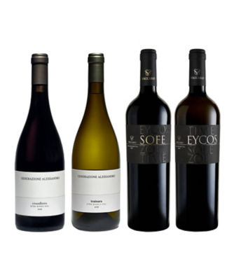 ３４．家族経営の生産者が造る　シチリアワインの多様性を愉しむ赤・白ワイン４本セット
