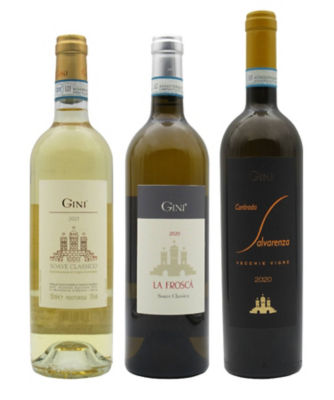 ４４．ソアヴェ３大生産者〈ジーニ〉白ワイン飲みくらべ３本セット