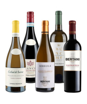 ４５．２０２３－２０２４イタリア最優秀生産者〈ベルターニ〉＆〈ウマニロンキ〉赤・白ワイン５本セット